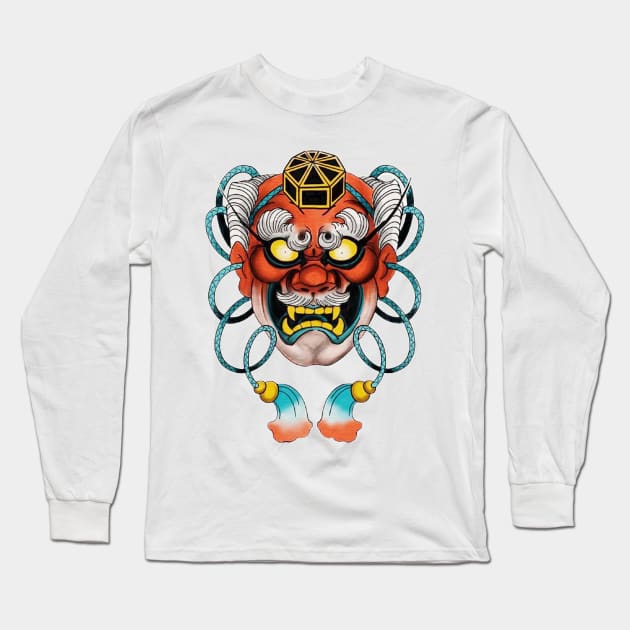 yakuza mask Long Sleeve T-Shirt by GEULISPISAN